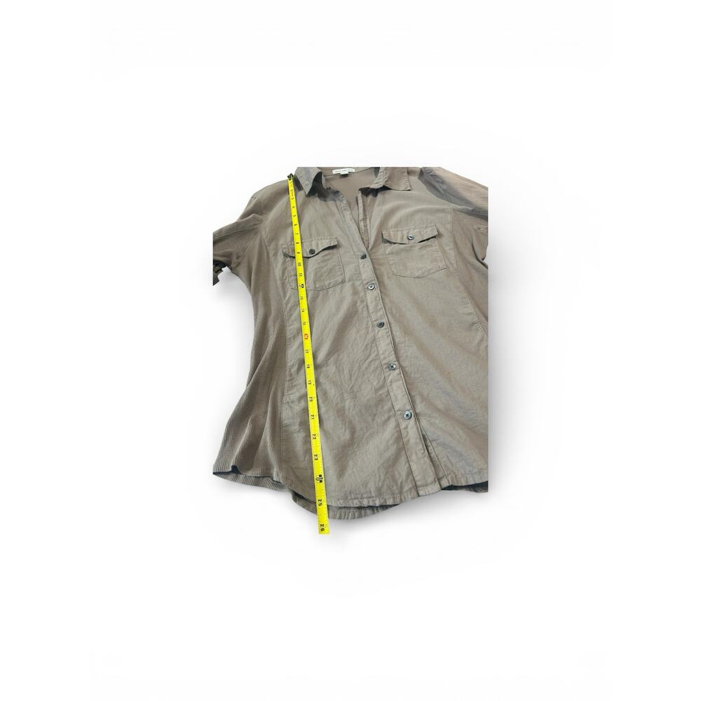 Standard JAMES PERSE Contrast Panel Button Up Blo… - image 9